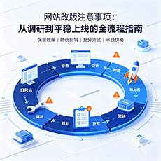 余江建站-网站改版注意事项：从调研到平稳上线的全流程指南
