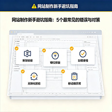 鹰潭建站-网站制作新手避坑指南:5个最常见的错误与对策