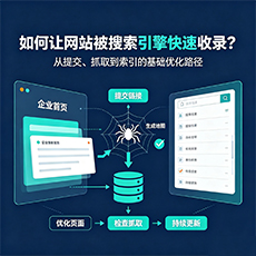 鹰潭建站-如何让网站被搜索引擎快速收录？