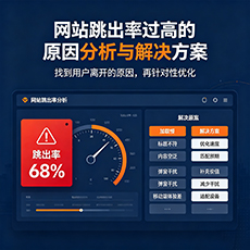 鹰潭建站-网站跳出率过高的原因分析与解决方案