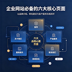 鹰潭建站-企业网站必备的六大核心页面